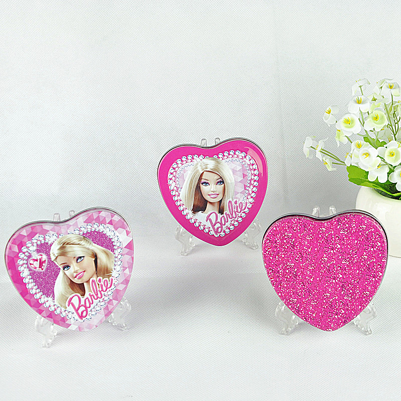 Custom Small Heart Shape Candy Mint Packaging Tin Box