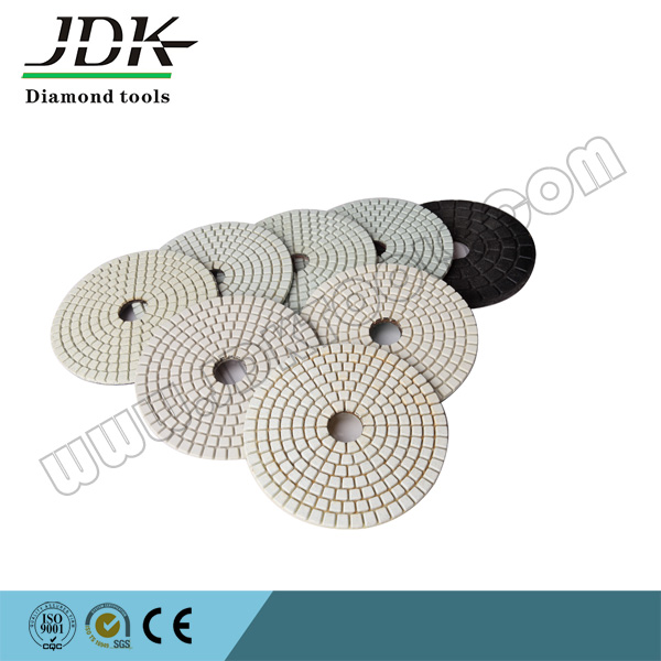 Dry Diamond Polishing Pads with Screw Type