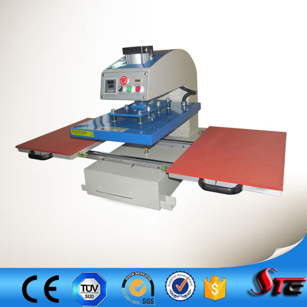 Automatic Pneumatic Double Station T Shirt Heat Press Machine