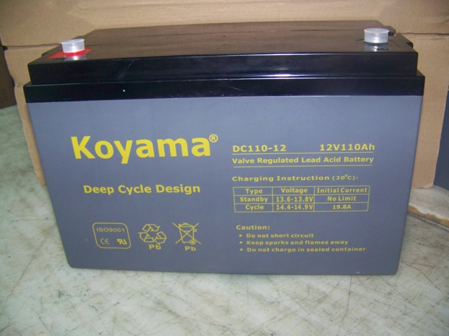 Koyama Deep Cycle Marine Battery Golf Cart Battery Storage Battery