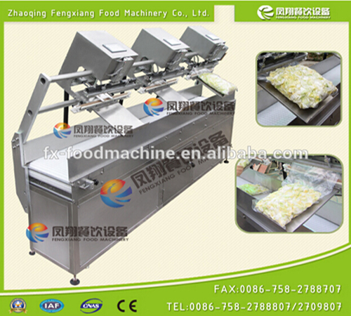 Fsdz-3 Streamlined Vacunnm (Gas Flushing) Packing Machine, Vacuum Packaging Machine for Vegetable Meat Fish Garlic Onon Potato Carrot Nuts Beans Rice Tea etc