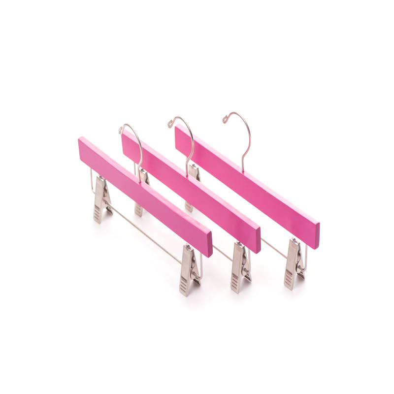 Luxury Trouser Hanger with Metal Clips Wholesale