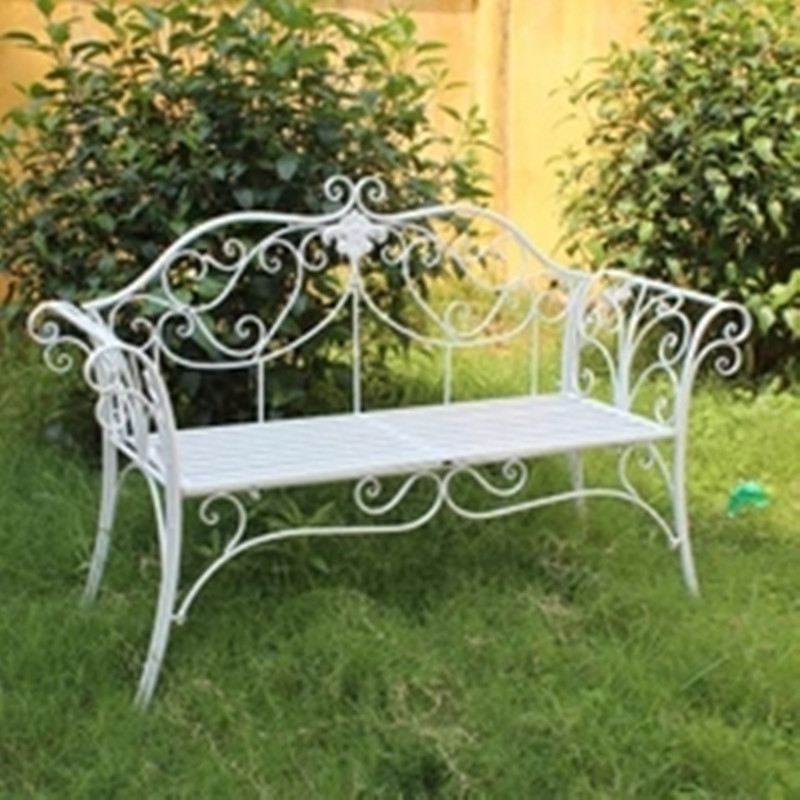 Wrought Iron Vintage Garden Bench