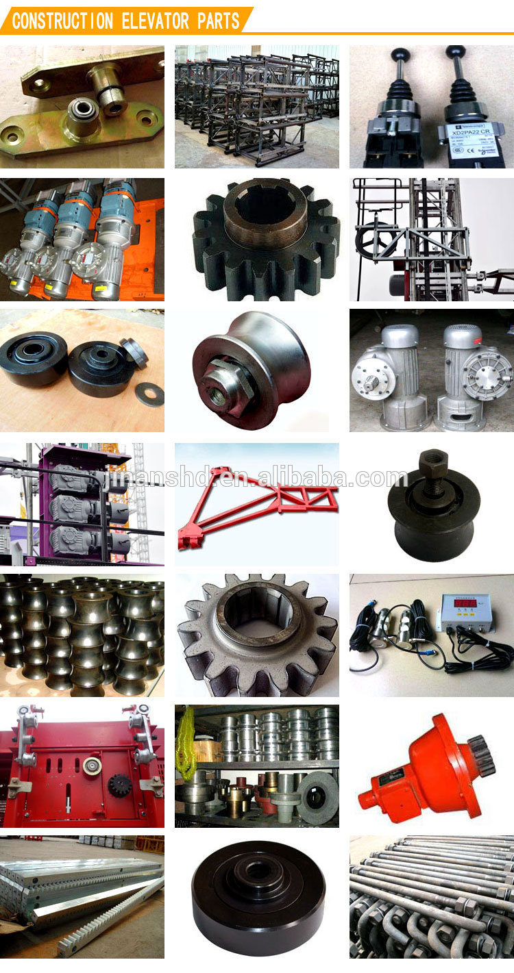 Construction hoist spare parts