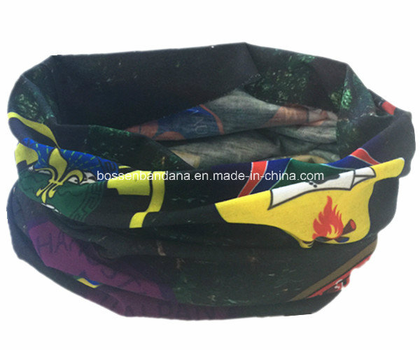 OEM Produce Cheap Logo Printed Snowboard Sports Multifunctional Seamless Bandana Scarf