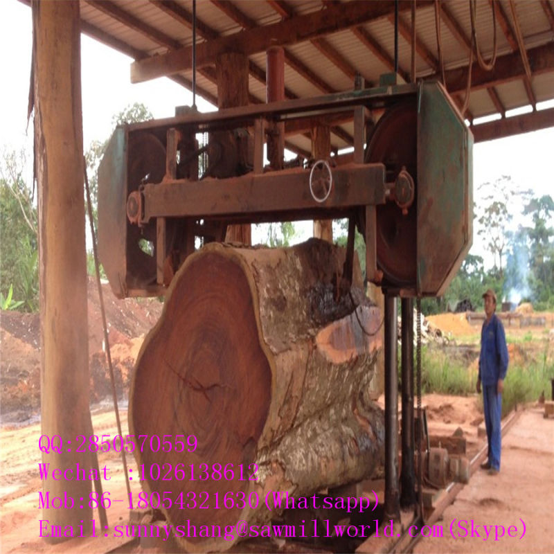 Manufacturer Sale Horizontal Log Cutting Bandsaw Mill