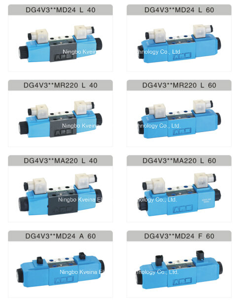 24V DC Cast Iron Body Solenoid Directional Valves