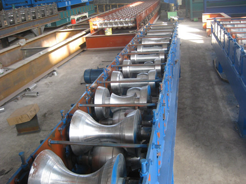 Color Steel Sheet Roof Ridge Cap Roll Forming Machine