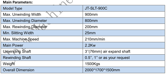 Thermal Paper Bank Receipt Paper Slitting Machine