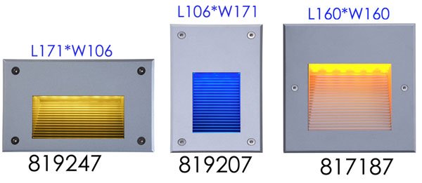 2W Aluminum Outdoor Wall Lamp IP65 Recessed LED Step Light (JP819207)