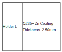 Ventilation Parts Holder L Type