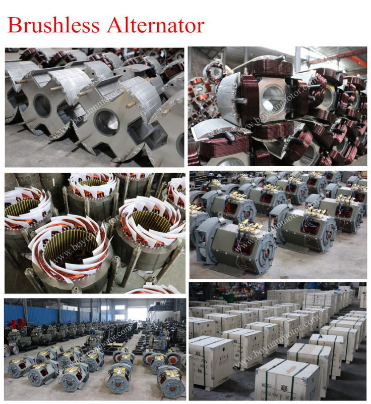 Permanent Magnet Three Phase Brushless Generator 6~200kw