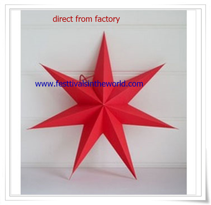 Wholesale Hanging LED Paper Lanterns for Christmas Decoration or Gift