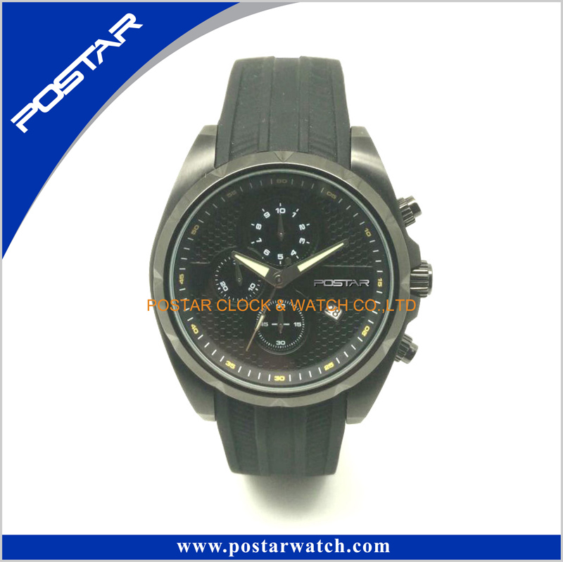 Personalized Mans Watch 2016 Classic Watches in Black Customer Logo Available