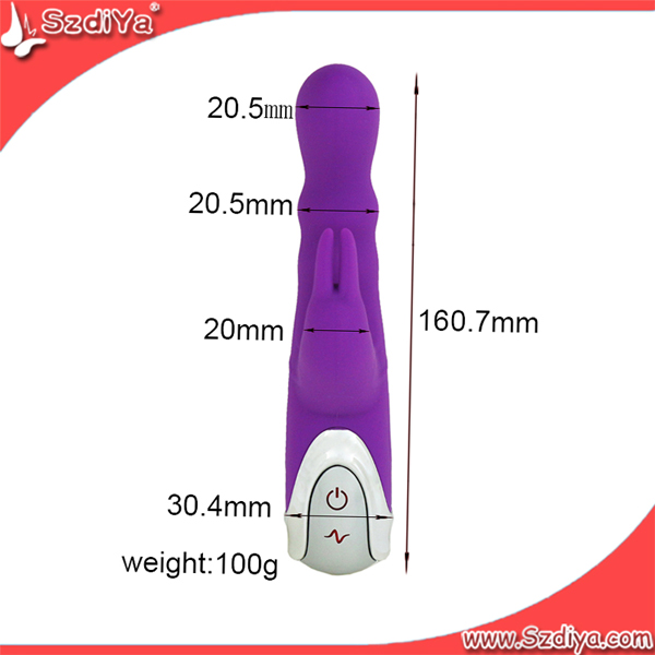 Sex Product Multi-Speed Vibrating Erotic Glass Dildo for Female (DYAST303)