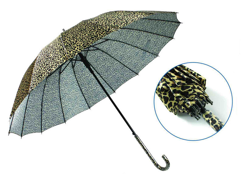 Animal Skin Print 16ribs Automatic Umbrella (YS-SA23163905R)