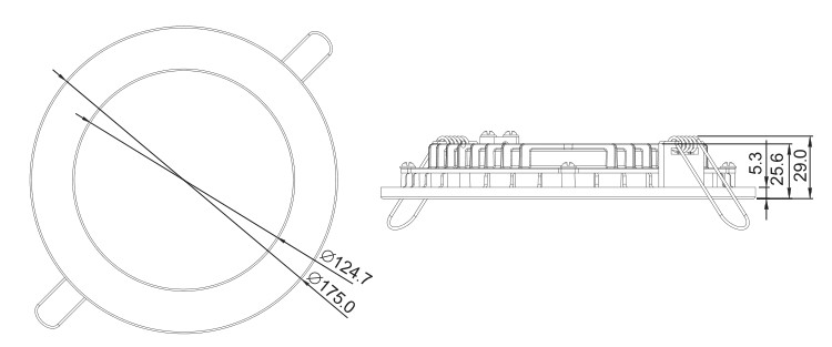 18W Eslim SMD LED Downlight