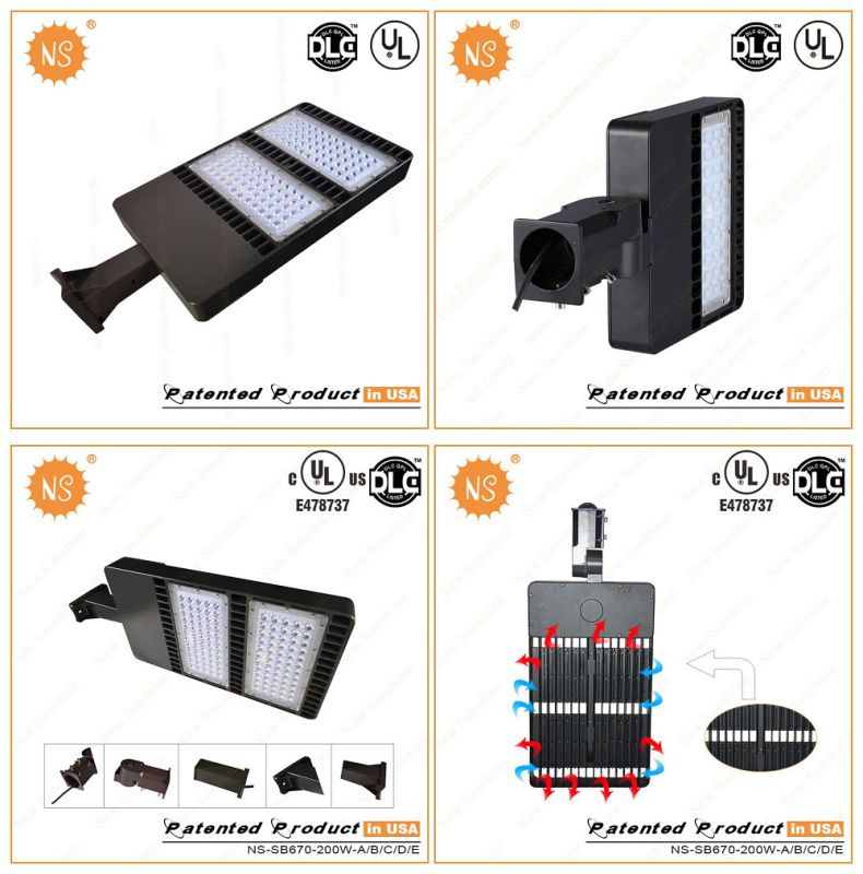 1000W Metal Halide Replacement IP65 Outdoor 300W LED Shoebox Lighting