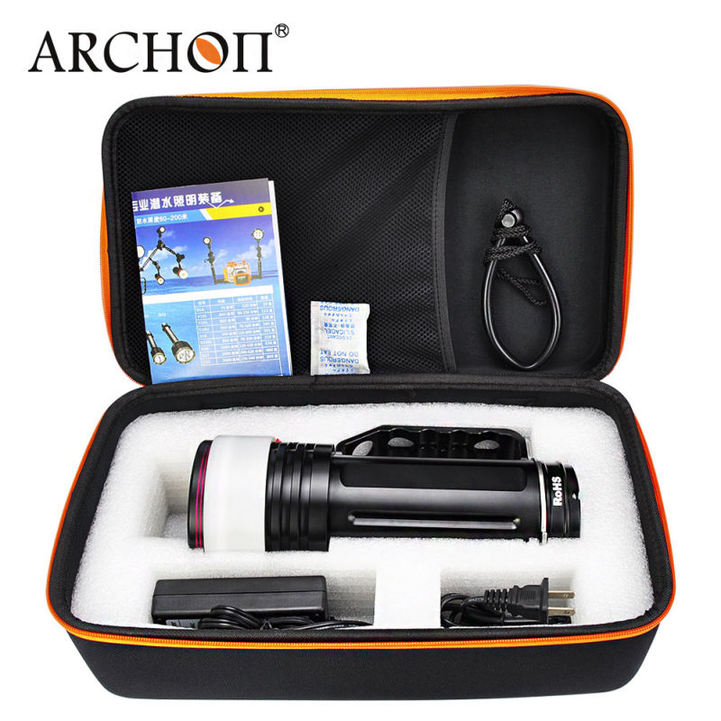 Archon Four Colors Lights Diving Equipment 100watts LED Torch IP68 Waterproof