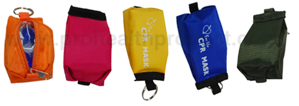 Disposable Pocket CPR Mask with Keychain