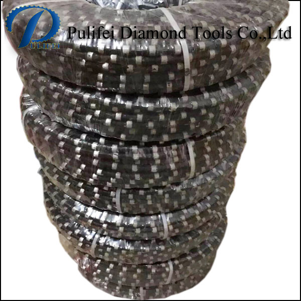 Granite Diamond Wire Saw Stone Quarry Profiling Cutting Rope