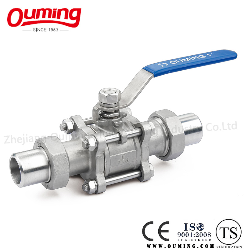 3 Piece Non-Standard Union Stainless Steel Ball Valve