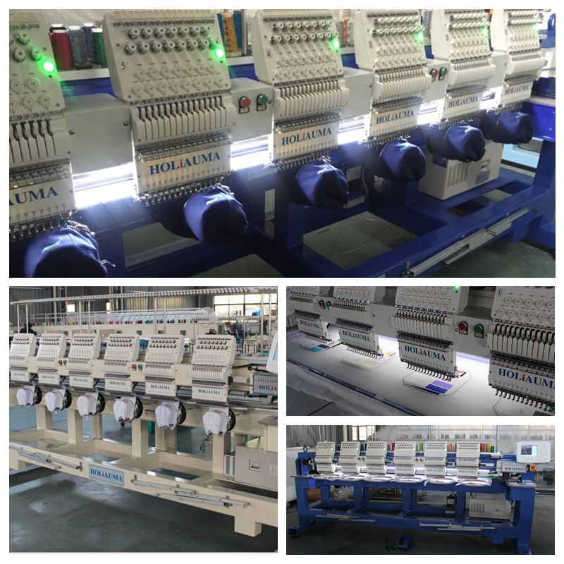 Sixe Head High Speed Dahao System Computer Embroidery Machine with Multi Function Embroidery