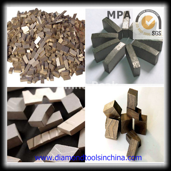 M Shape Diamond Segments for Granite Marble Limestone Sandstone Cutting Purpose