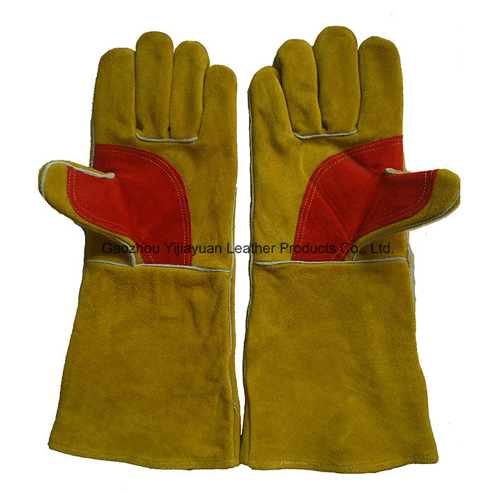 Golden Double Palm Heavy Duty Welding Gloves