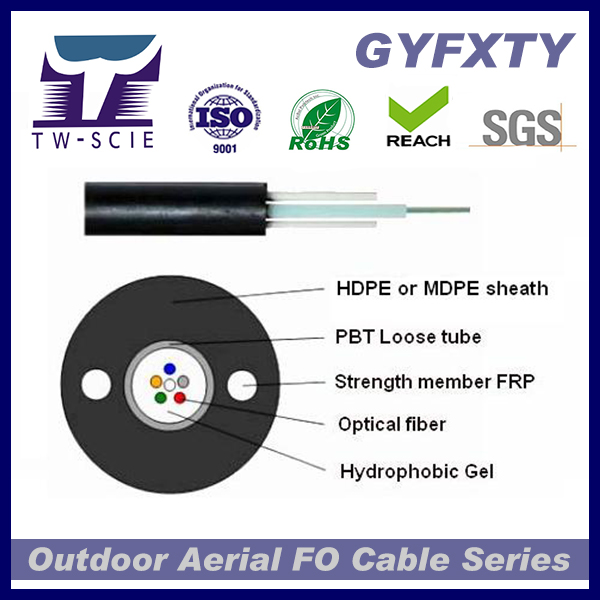 4f Sm Aerial Armored Fiber Optic Cable