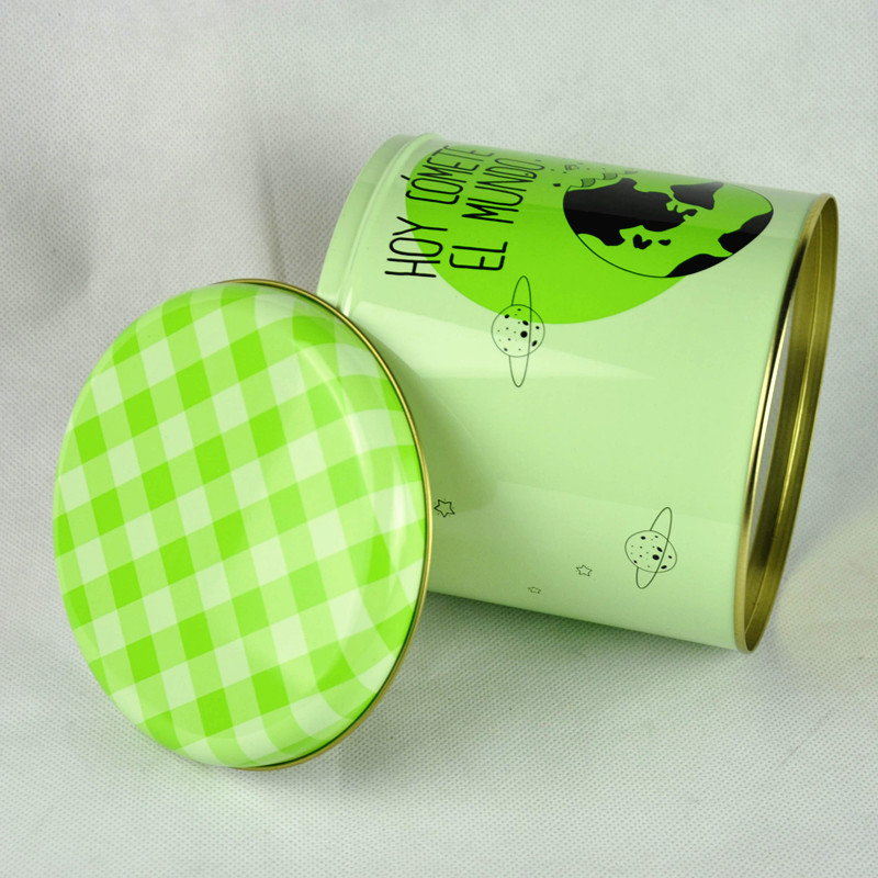 Custom Made Small Gift Tea Tin Box with Cmyk Printing