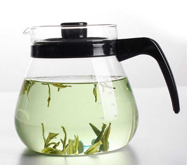 Heat Resistant Glass Tea Pot Cold Water Kettle (1000ml)