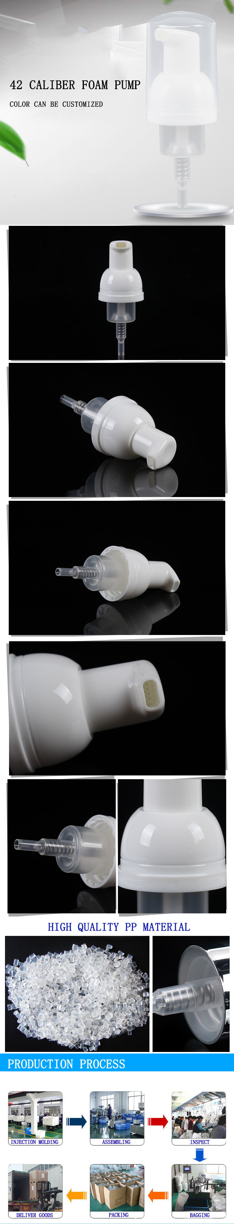 Plastic Hand Soap Foam Pump (NP95-1)