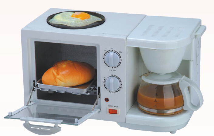 Unique 3 in 1 Breakfast Maker Oven Set for Home