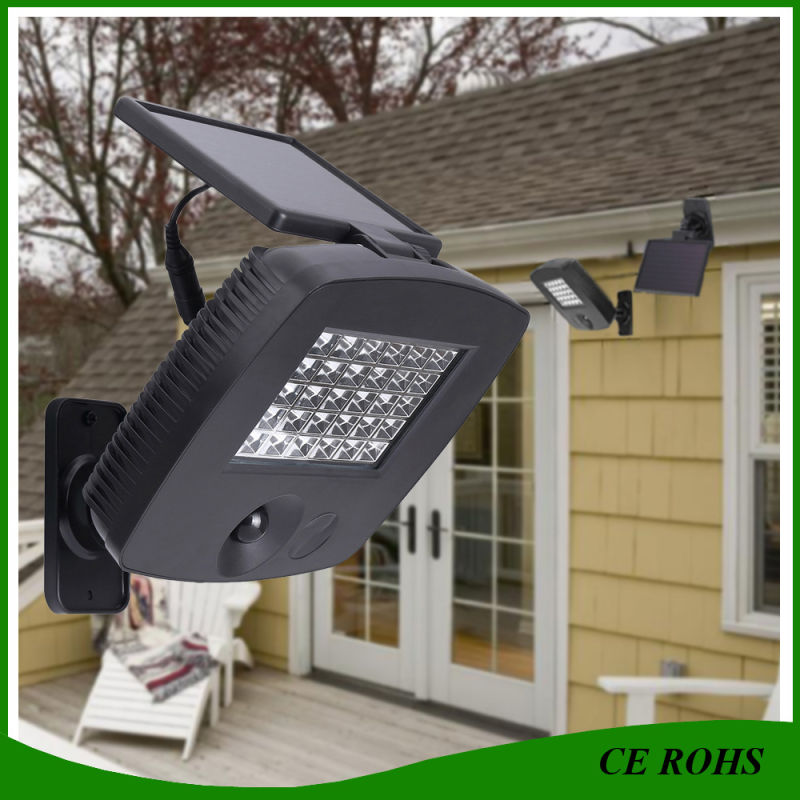 Outdoor Emergency Light 30LED Solar Garage Lamp with Motion Sensor