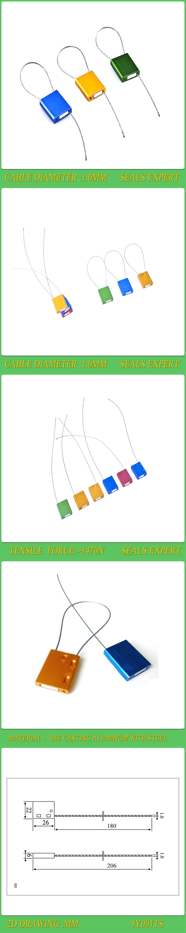 Metal Seal (JY1.0TS) , Cable Seals