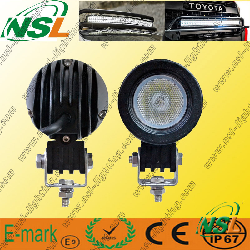 10W LED Work Light, Creee Series LED Work Light, 12V DC LED Work Light for Trucks