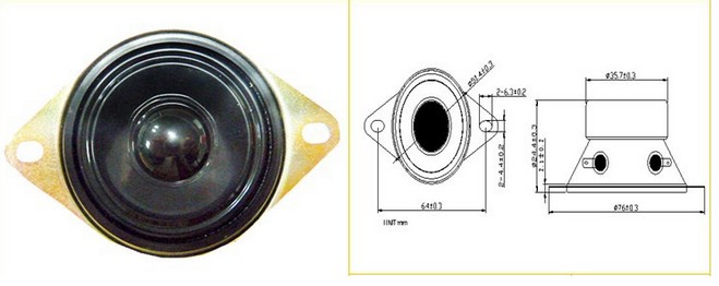 Fbsp5024 50.24.4mm Newest 2 Inch Tweeter Speaker (FBELE)