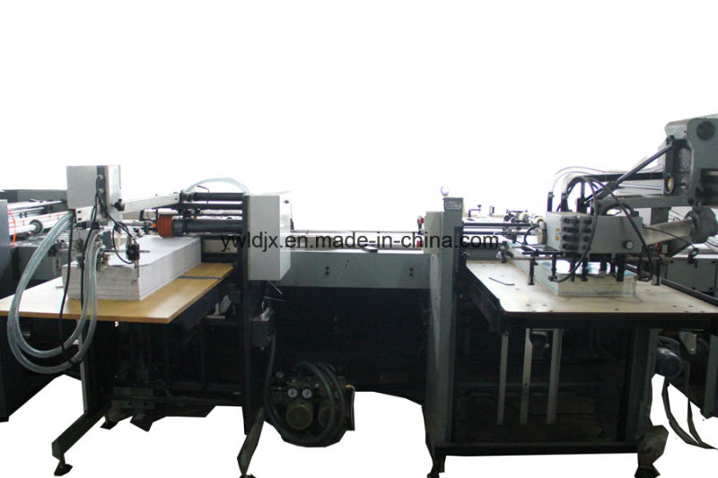 Two Reel Paper Fully Automatic Wire Staple Binding Exercise Book Production Line Ld1020p Machine