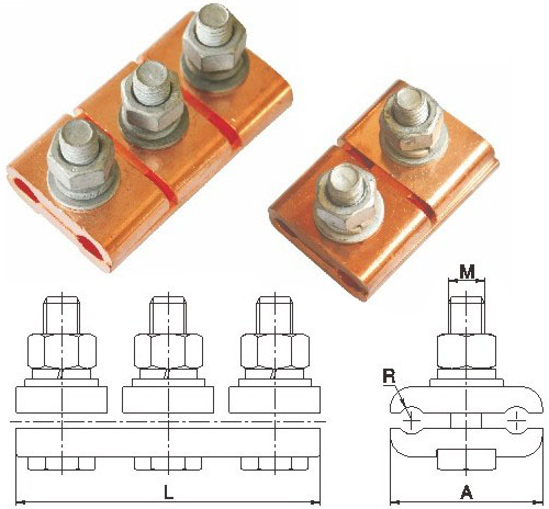 Jbt Type Parallel Groove Clamps for Copper Wire