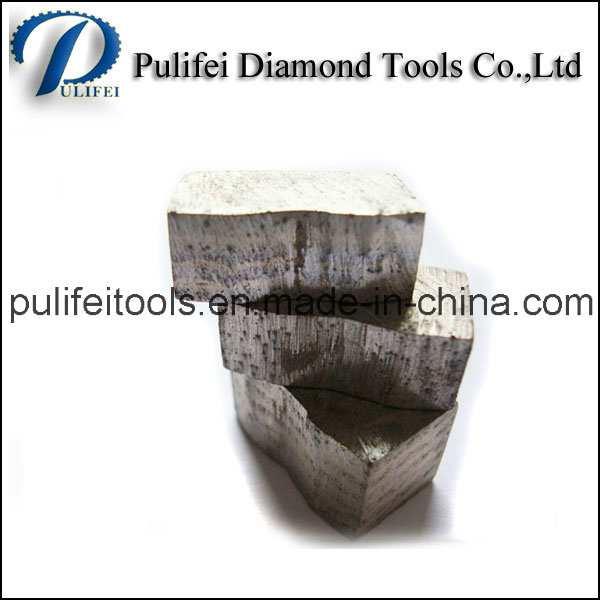 Pulifei Diamond Cutting Granite Block Marble Stone Segment on Sale