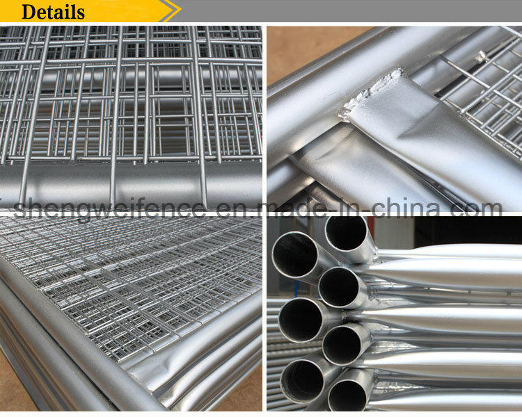 Residential Building Hot-Dipped Galvanized Au Temporary Fence