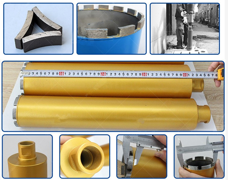 Diamond Core Drill Bits for Granite Marble Drilling