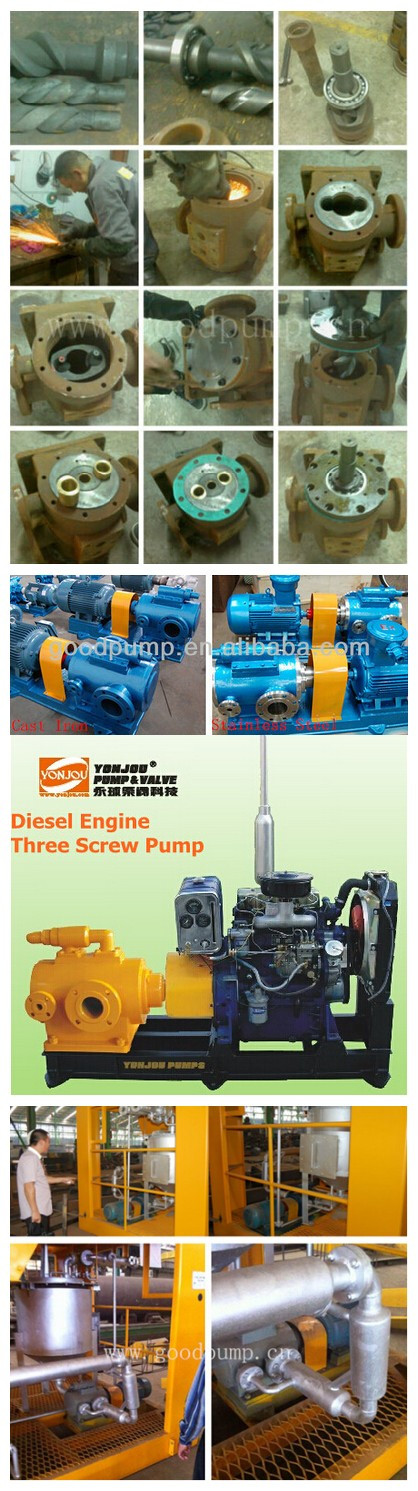 Lq3g Horizontal Three Screw Pump/Heavy Fuil Oil Pump/Positive Displacement Pump