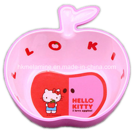 Melamine Apple Shaped Bowl with Logo (BW7029)