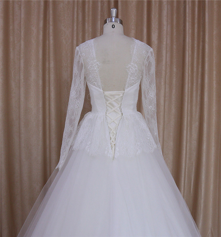 Long Sleeve Bolero Jacket Wedding Dress