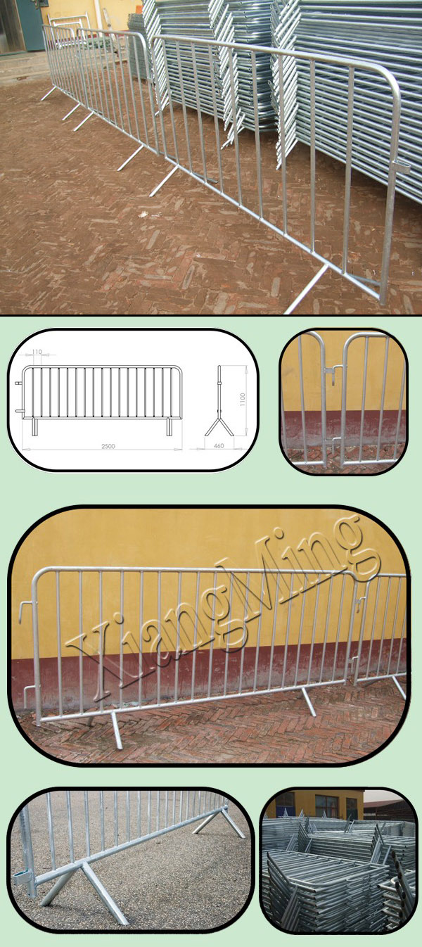 Galvanized Crowd Control Barricades Crowd Control Fencing Crowd Control Fence