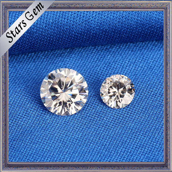 Various Size Pure White Gh Color Synthetic Moissanite Diamond for Rings