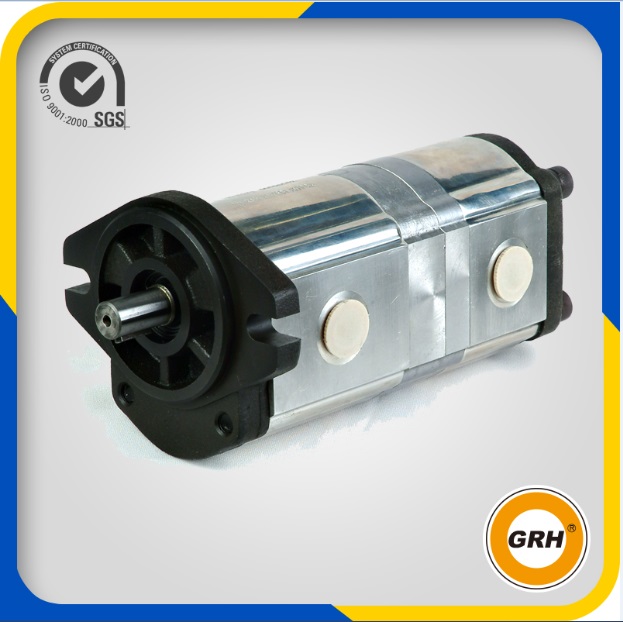 Double Hydraulic Rotary Control Gear Pump