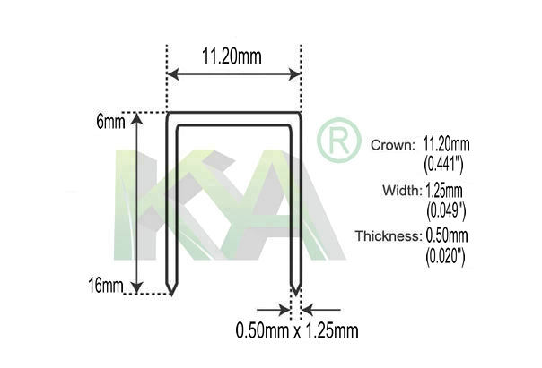 73 Series Fine Wire Staples for Furniture and Packing